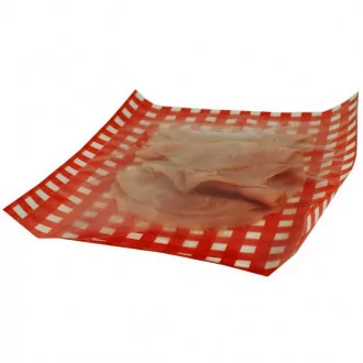 sacs sous vide fantaisie Vichy rouge 130 x 260