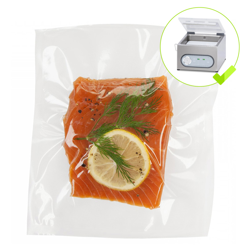 Sac sous vide cuisson lisse